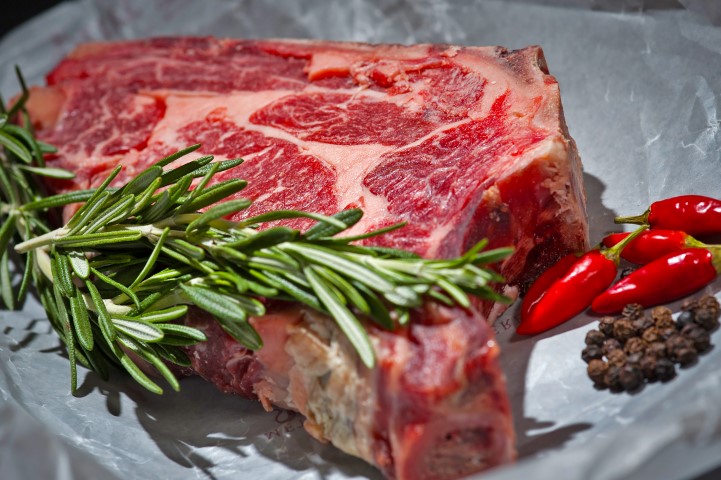 beef, cutlet, food, meat, raw, steak